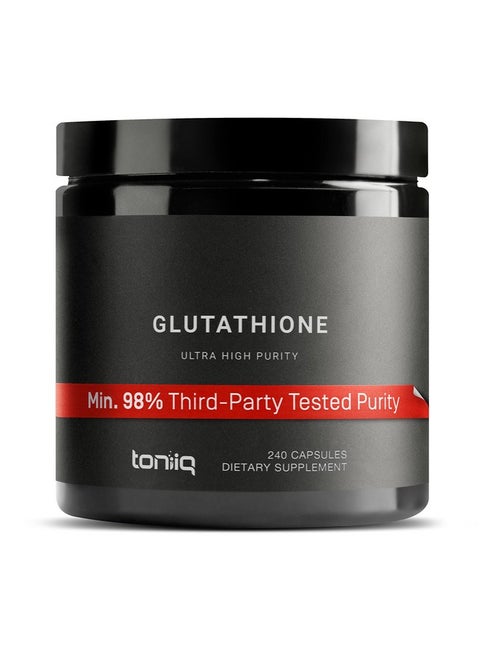 is using glutathione safe Toniiq Ultra High Strength Glutathione Capsules 1000Mg Concentrated Formula  98%+ Highly Purified And Highly Bioavailable Non Gmo Fermentation 240  Capsules Reduced Glutathione Supplement | Best Price Kuwait