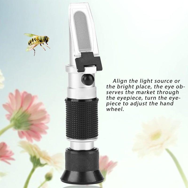 HEEPDD Honey Refractometer, 10-33% Water 58-90% Brix Scale Range Honey Tester for Syrup Molasses Bee Keeping Supplies - Image 5