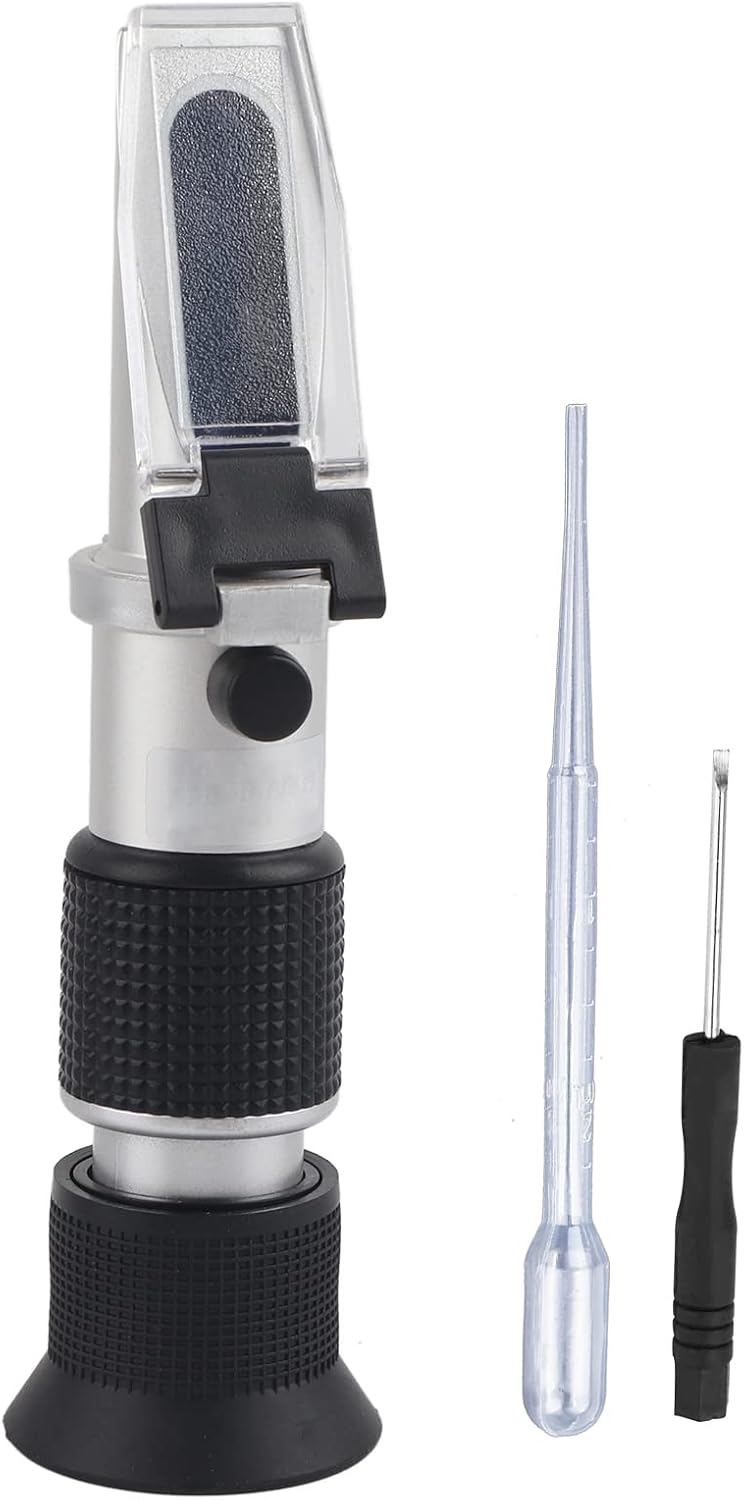 HEEPDD Honey Refractometer, 10-33% Water 58-90% Brix Scale Range Honey Tester for Syrup Molasses Bee Keeping Supplies - Image 1