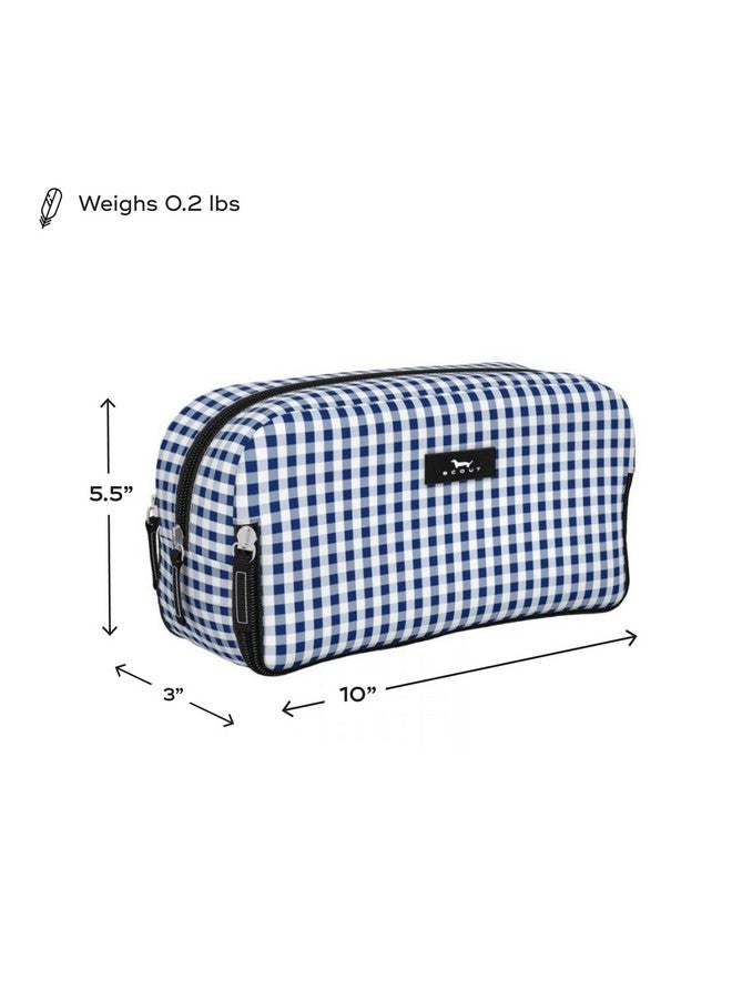 SCOUT 3Way Bag Travel Makeup Pouch And Toiletry Bag For Women With Three Zipper Compartments Stands Upright Wipes Clean - Image 5