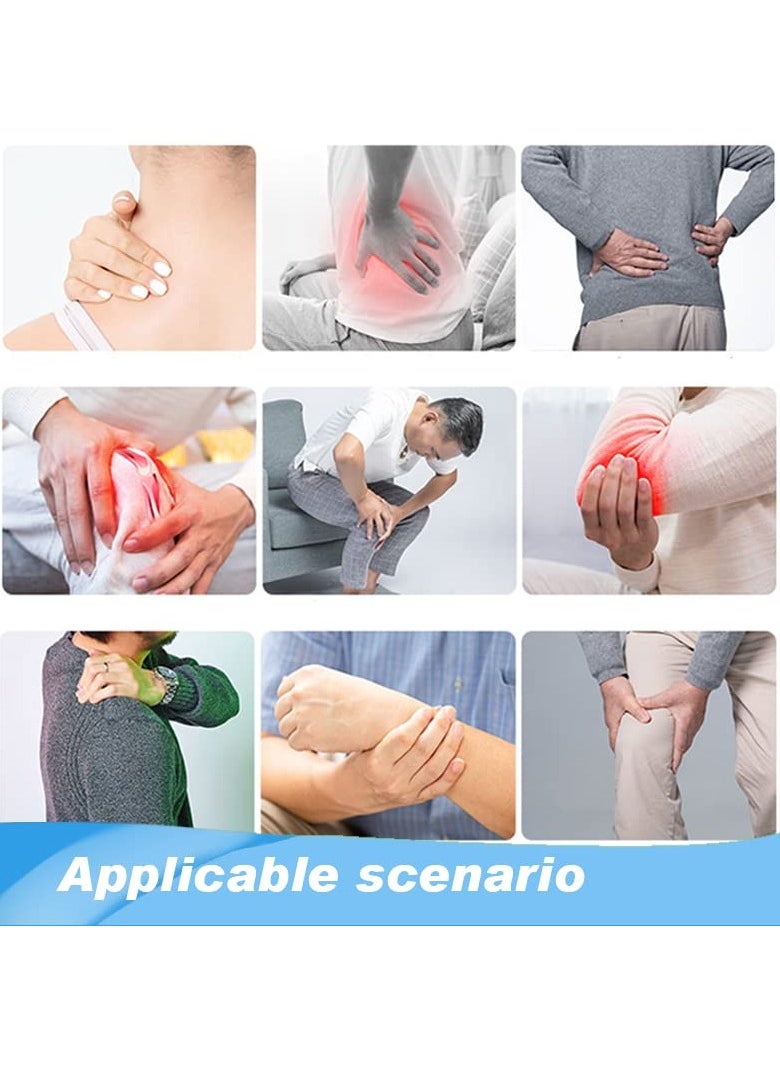 SYOSI - 60Pcs Pain Relief Patch Plaster Pain Relieving Patch Natural Ingredients for Long Lasting Effect to 10 Hours Promote Blood Circulation Medicated Plaster for Knee Joint Muscle Pain - Image 1