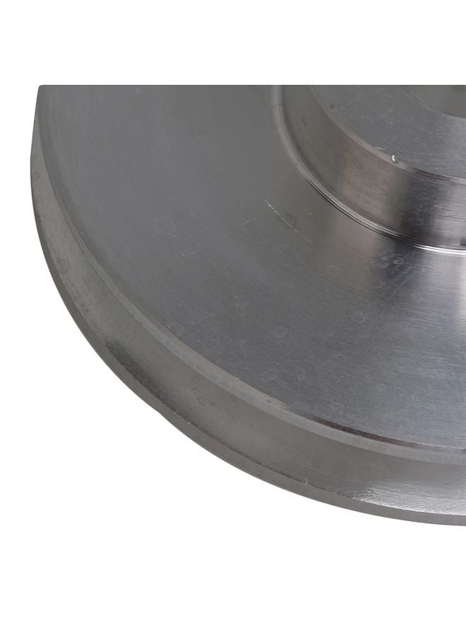 Heavy Duty Aluminum Alloy V Groove Pulley 58x12mm Silvery Smooth Belt Transmission - Image 5