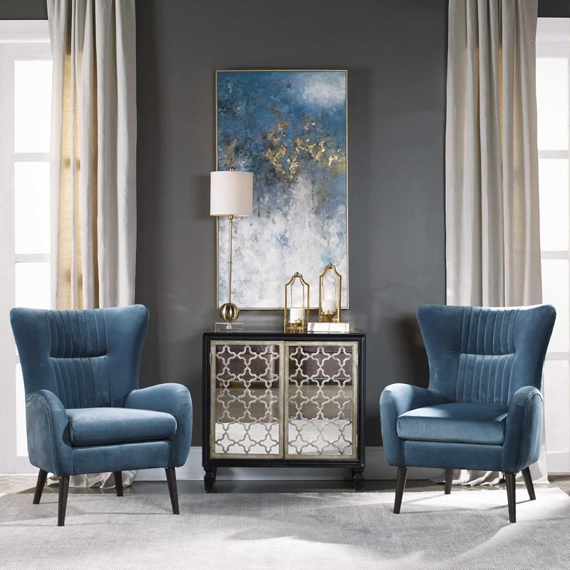 Uttermost Floating  5275 inch Abstract Art  2875 inches wide by 225 inches deep  - Image 2