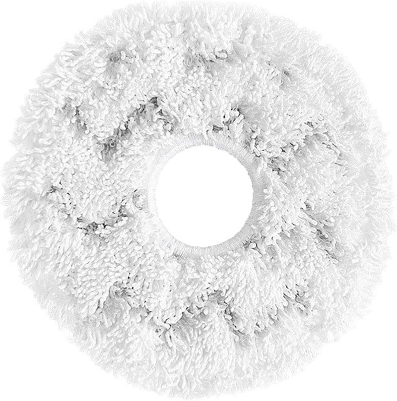 Compatible For Ecovacs，X5PRO Robot Vacuum Cleaner Accessories Side Brush Cloth Dust Collection Bag Edge Cleaning Machine(Gray and white wave Rag) - Image 1