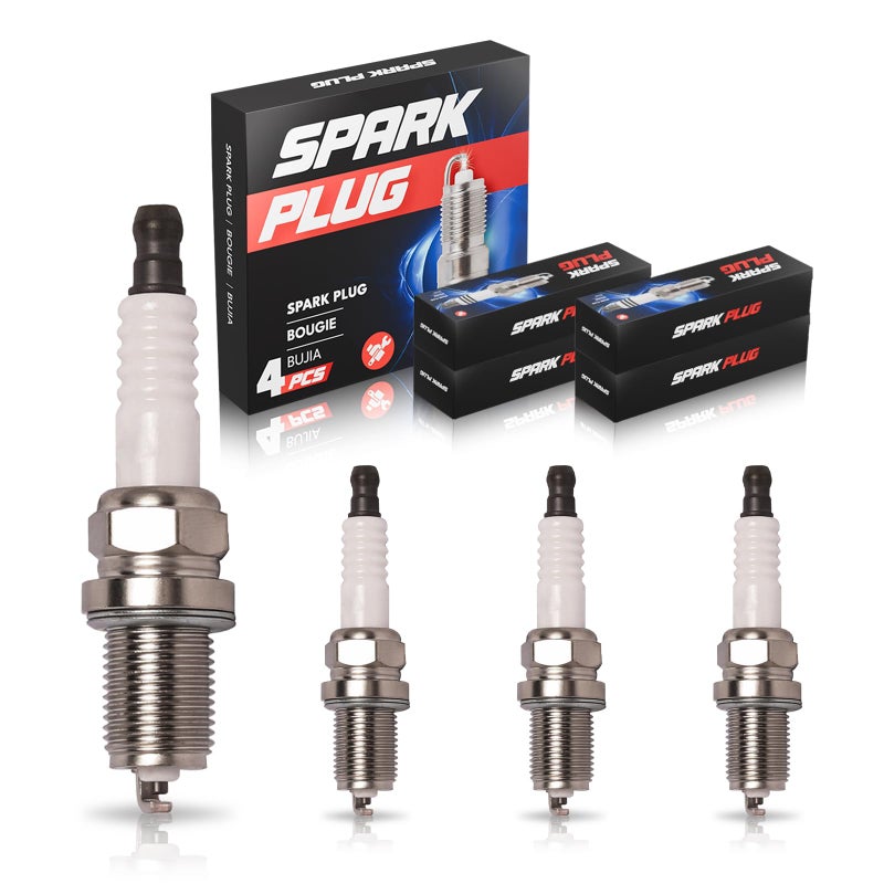 ENA Set of 4 Spark Plug for BKR6E 6962 Compatible with BMW Chevrolet Audi Porsche Volkswagen Volvo Toyota Saturn Saab X5 330xi 325i 325i 328i 525i 530i 97x Vue Corolla 19862013 L4 40L 44L