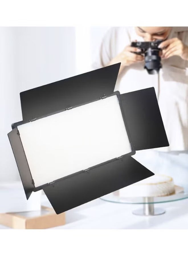 SHOPI Led panel lights, Professional Photo & Video Led Light Kit Pro LED 600 with Dual Supply Mode, Adjustable Brightness & Color 3200-6500k Led Light Panel 