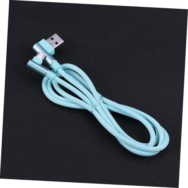 1M USB Nylon Braided Fast Charging Data Cable TPE Material Portable Design - Image 4