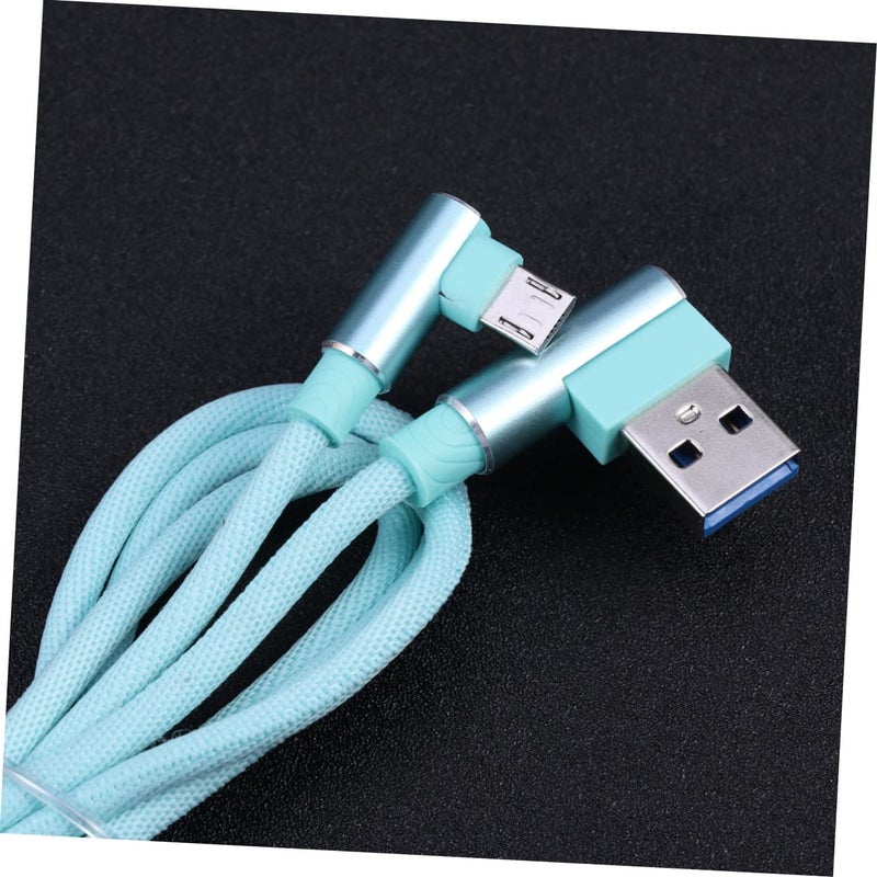 1M USB Nylon Braided Fast Charging Data Cable TPE Material Portable Design - Image 5