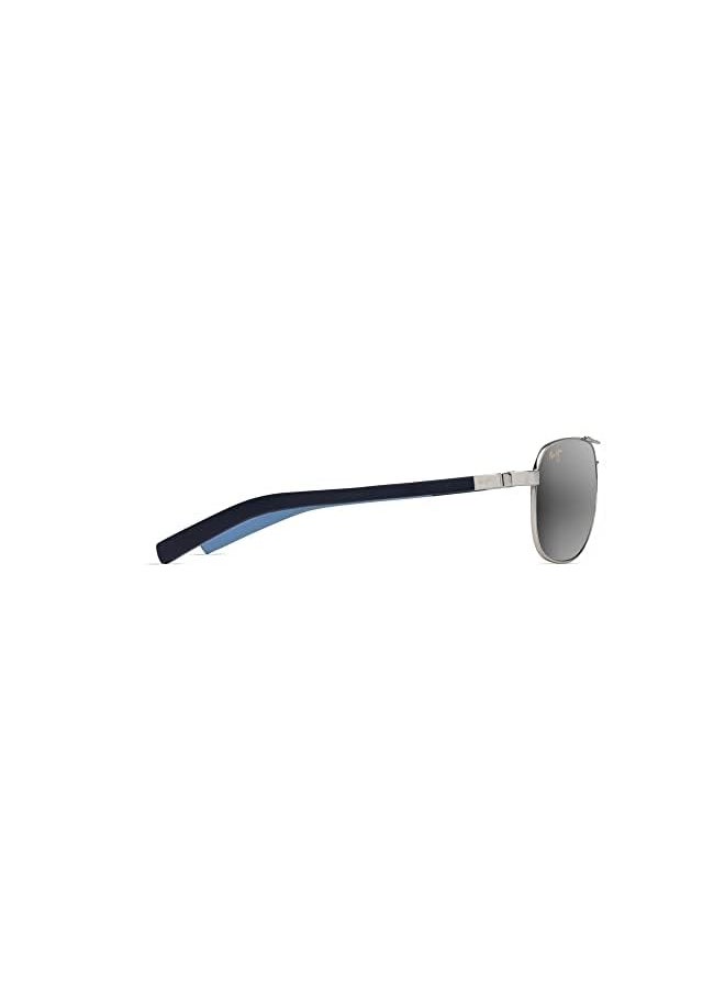 MAUI JIM Sunglasses | Guardrails 327 | Aviator Frame, Polarized Lenses, with Patented PolarizedPlus2 Lens Technology  - Image 3