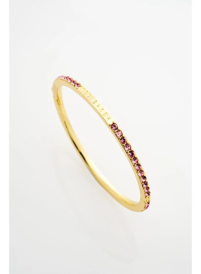 تيد بيكر CLAUDIA: Narrow Crystal Hinged Bangle Bracelet