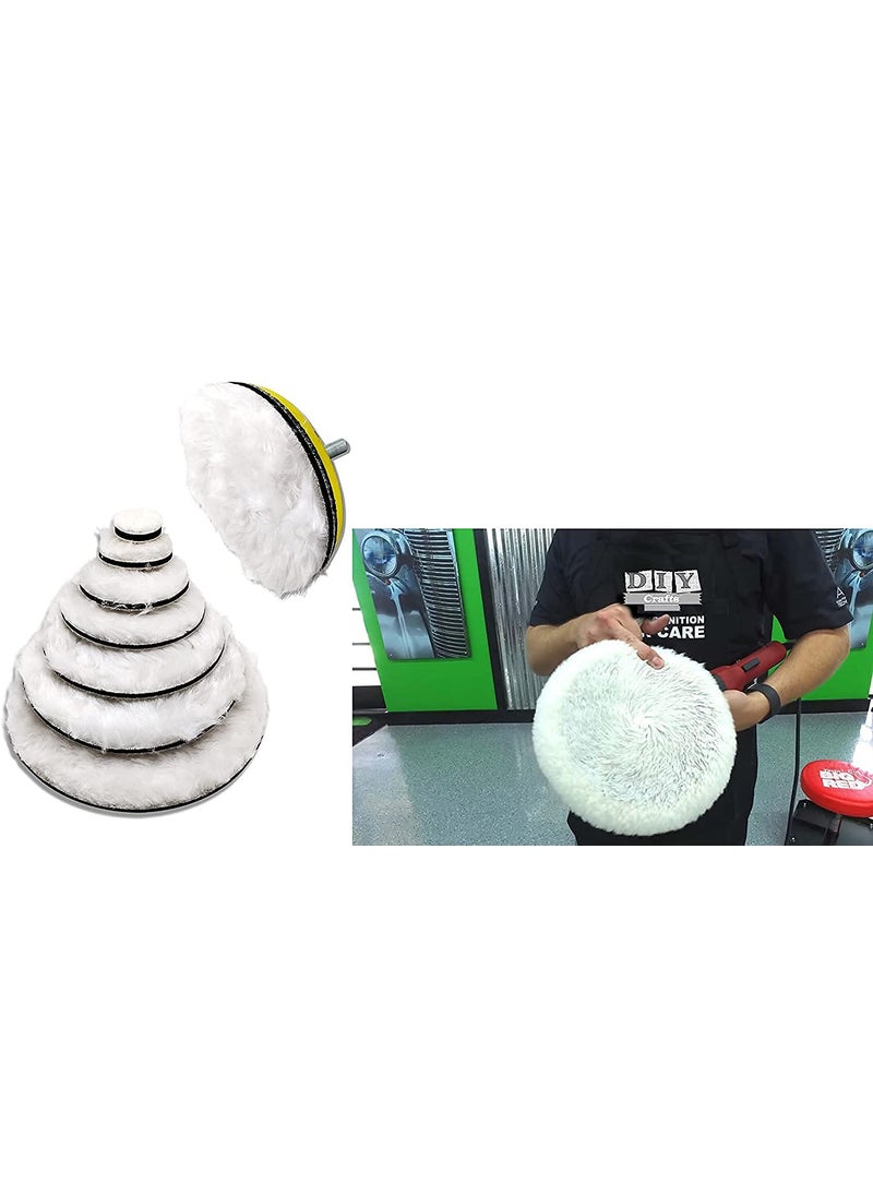 DIY Crafts Diy Crafts 10924 13018 3mm Polishing Buffing Wheel Set for Rotary Drill Tool Diy Tools for Dremel Accessories, Multicolor, Pack of 20  - Image 2