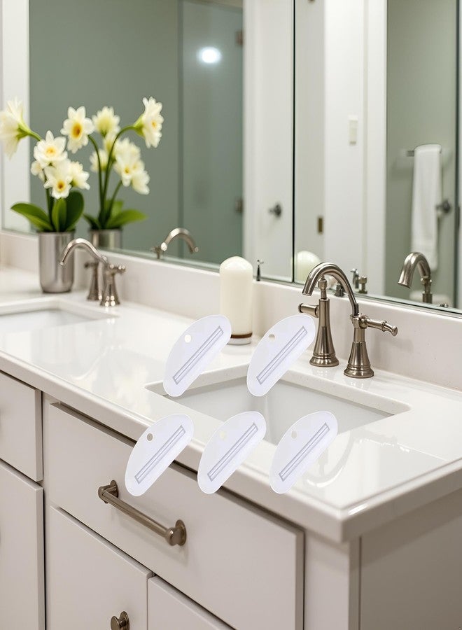 Tnyvm 5Pcs White Toothpaste Squeezer, Plastic Toothpaste Tube Squeezer Dispenser, Toothpaste Clips for Saving Toothpaste, Simple and Practical，Bathroom Safety, Aids and Accessories, Toothpaste Squeezer - Image 4
