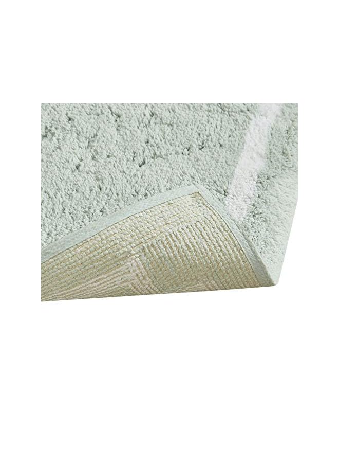 Raxoom Park Evan 100% Cotton Bathroom Rug Non Slip Backing-Luxrurious Tufted Plush Bath Mat Absorbent, Quick Dry, Spa Design Shower Room Décor, 20x30, Seafoam - Image 5