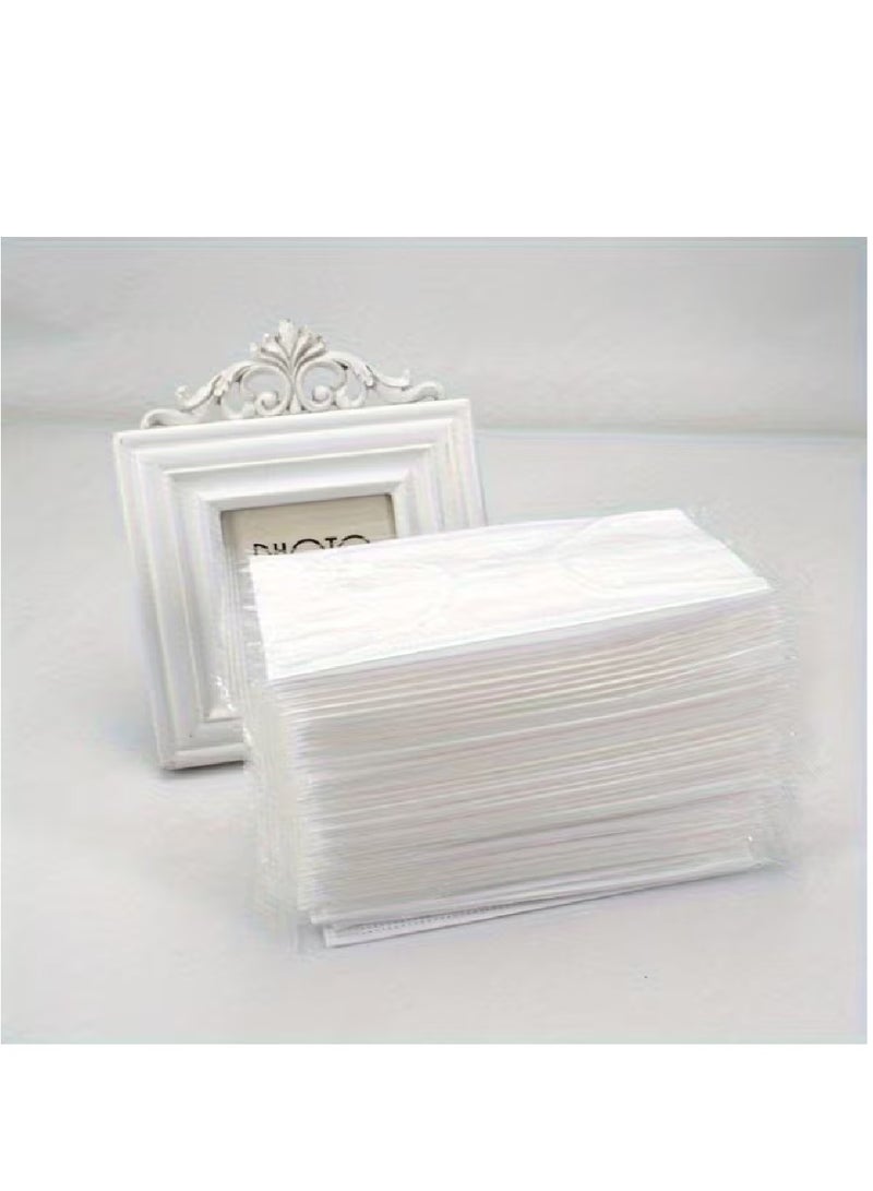 Disposable Protective Face Masks - White Color - Box of 150 Pieces - Image 3