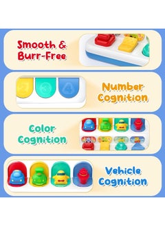 Mr. Penda Pop up Baby Toy, 18+ Months Montessori Toy, Early Development Cause and Effect Learning Toy, Motor Skills Toy, Interactive Toy, Baby Gift  - Image 3