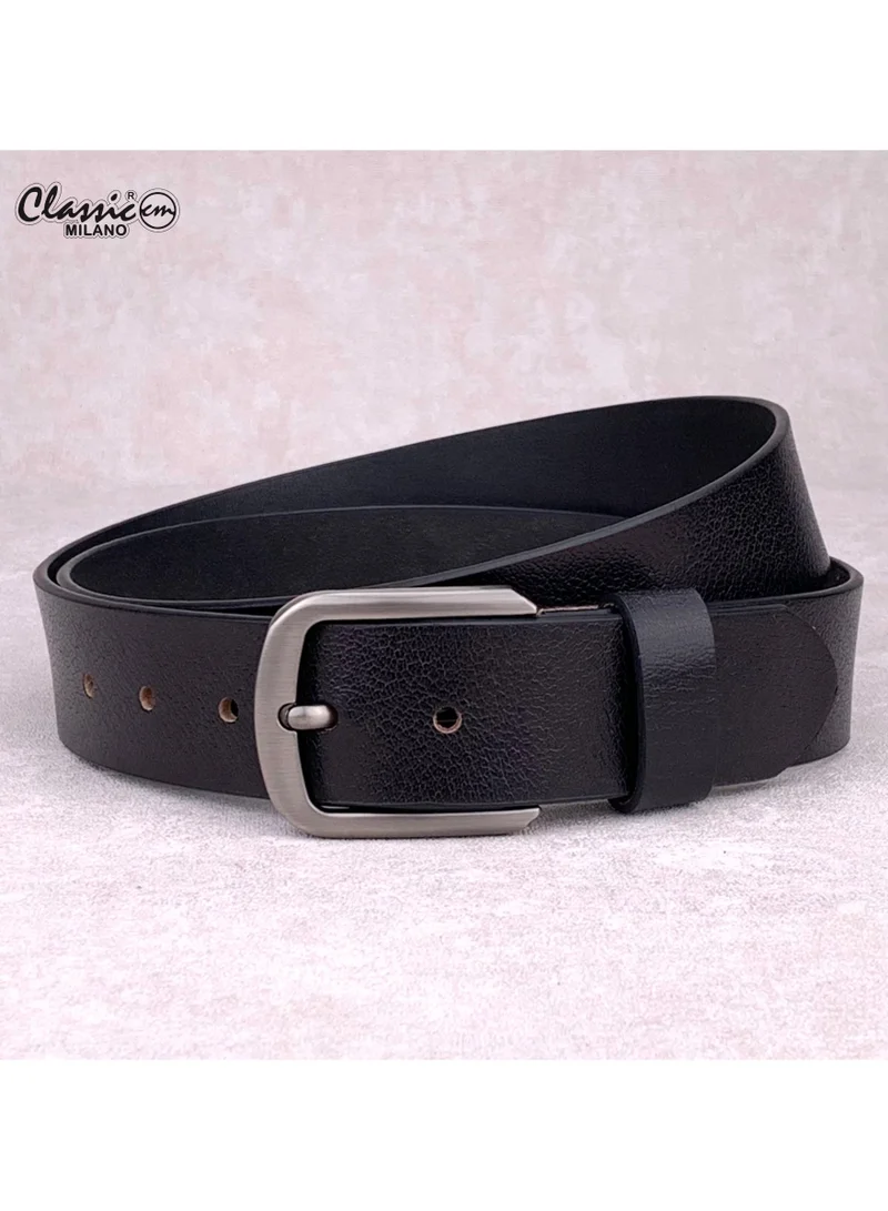 Classic Milano Classic Milano Genuine Leather Belt for Men - Semi-Casual & Party Wear Belt for Jeans, Casual Outfits, and Gifts - Black, Brown & Tan Men’s Belt