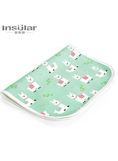 xozgdovg 3-Size Baby Waterproof Bed Pad with 100% Cotton Surface for Kids, Toddlers, Adults, Reusable and Washable Incontinence Underpads Mat for Pack n Play and Crib, Alpaca  - Image 1