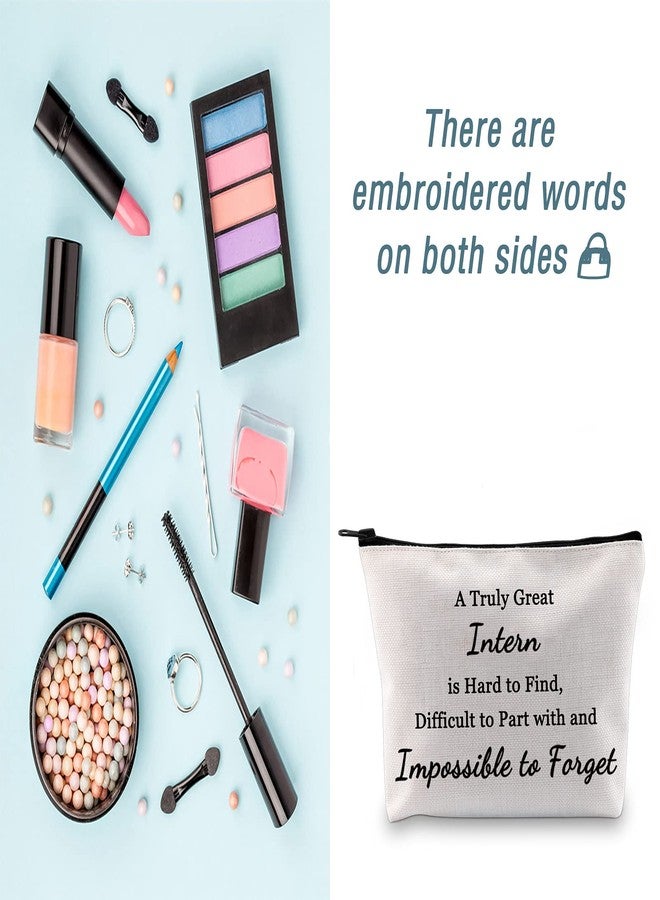 LEVLO Best Coworker Leaving Gifts Daycare Provider/Key Worker/Essential Worker/Director/Intern Makeup Bags Retirement Gifts (Intern) - Image 4