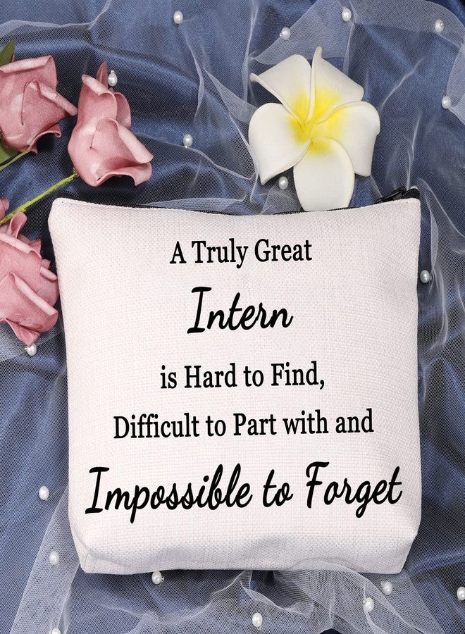 LEVLO Best Coworker Leaving Gifts Daycare Provider/Key Worker/Essential Worker/Director/Intern Makeup Bags Retirement Gifts (Intern) - Image 3