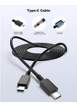 25W USB C Super Fast Charging Charger with 1 m Cable - Compatible with S24 S23 S22 S21 S20 Ultra, S24+ S23+ S22+ S21+, A53, A15, A 55, A54 - Type C Power Adapter, - view 3