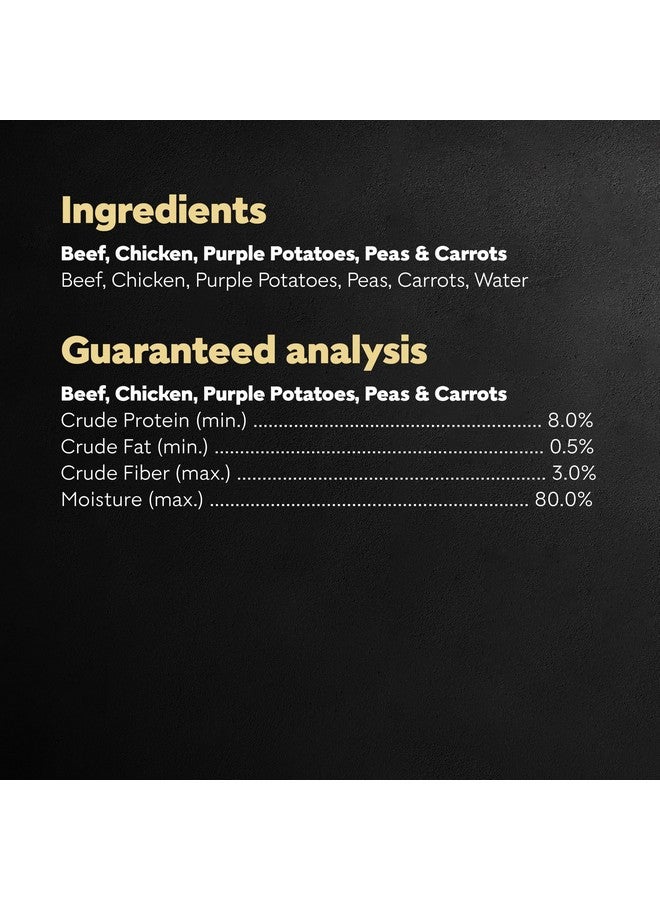 CESAR SIMPLY CRAFTED Adult Wet Dog Food Meal Topper, Beef, Chicken, Purple Potatoes, Peas & Carrots, 1.3oz., Pack of 10 - Image 4