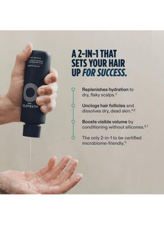 NUTRAFOL Nutrafol 2-in-1 Shampoo and Conditioner for Men with Thinning Hair, Hydrates, Boosts Visible Volume, Unclogs Follicles, Microbiome-Friendly, 8.1 Fl Oz  - Image 3