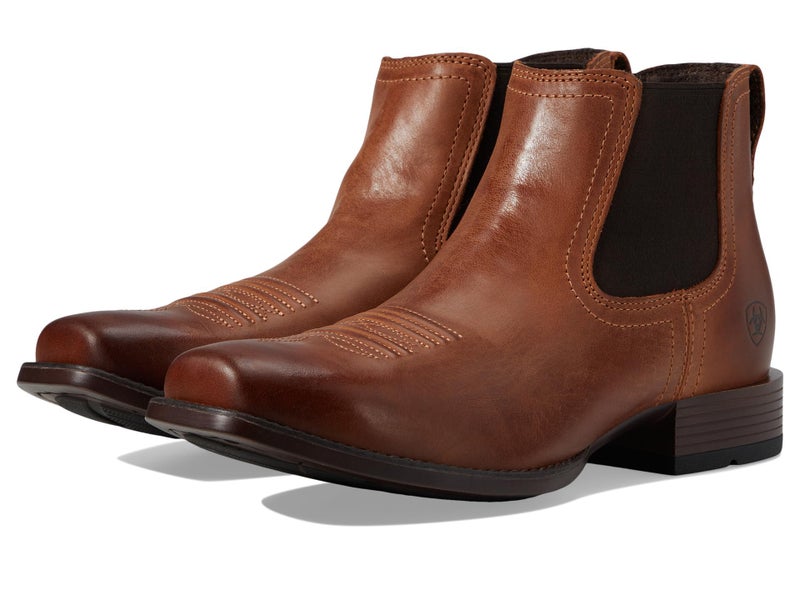 ARIAT Menâ€™s Booker Ultra Square Toe Western Boot - Image 1