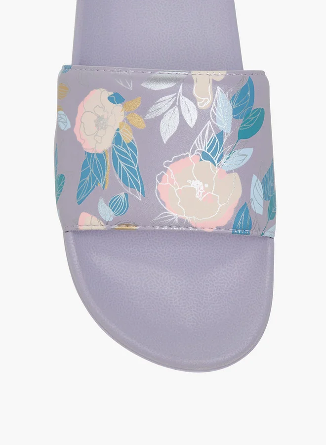 Celeste Women's Floral Print Slip-On Slides
