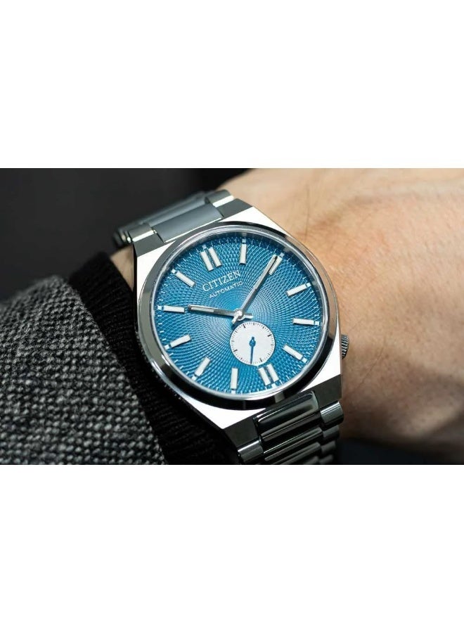 ساعة ميكانيكية رجالية بسوار ستانلس ستيل - - مم