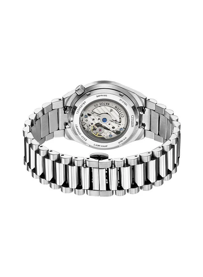 سيتيزن Men's Stainless Steel Strap Mechanical Men Watch NK5010-51L - 40 mm