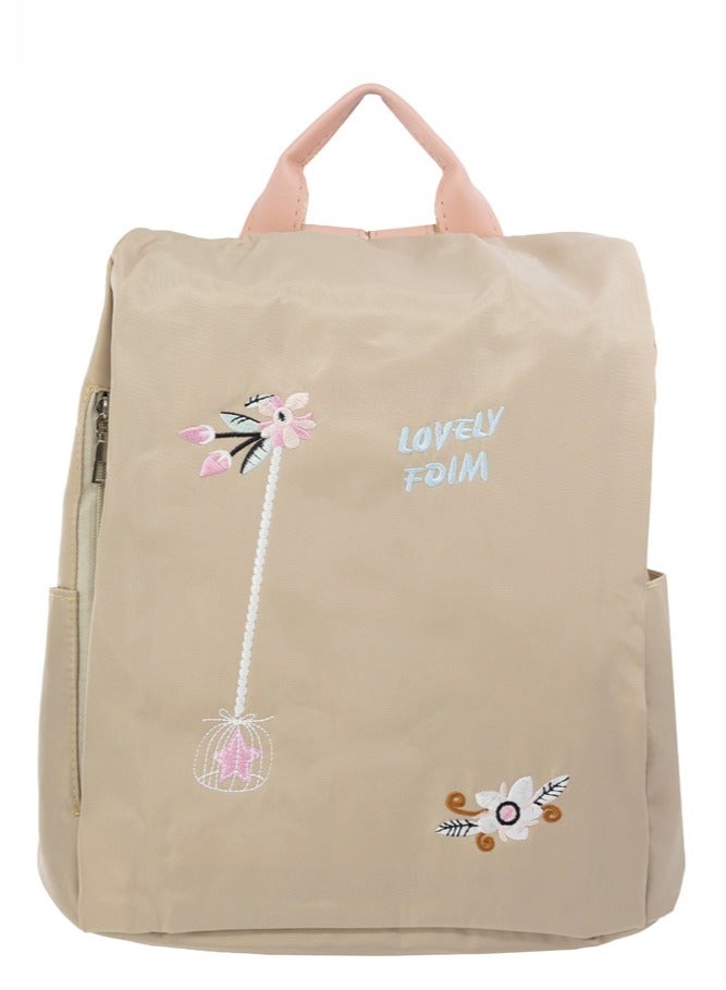 Women's Anti-theft Backpack, Ladies Large Capacity Nylon School Bag Back Bag Book Bag Shoulder Bag, Girls and College Students Waterproof Handbag Side Bag Sling Bag for Campus Shopping - Image 1