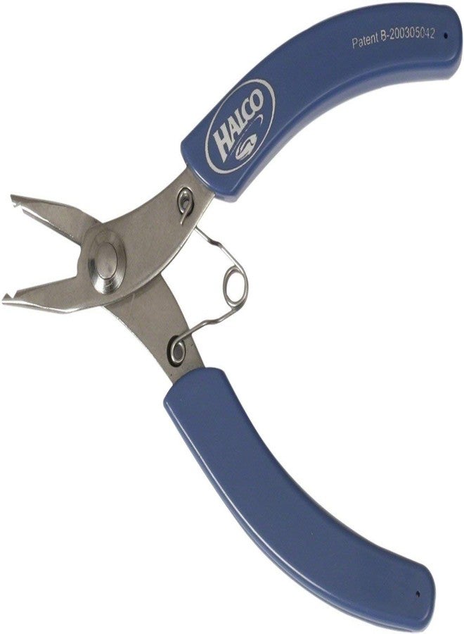 Halco Pliers Fish Ring ,Silver, Blue - Image 1