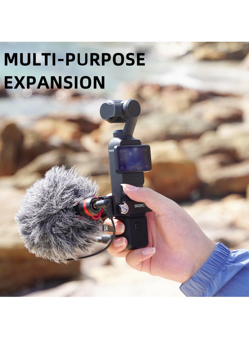 SYOSI - Camera Expansion Adapter Extension Frame Adapter for DJI Osmo Pocket 3 Aluminum Alloy Extension Bracket Camera Adapter Bracket Fixed Bezel Holder Bicycle Stand for DJI Pocket 3 Adapter Mount - Image 1