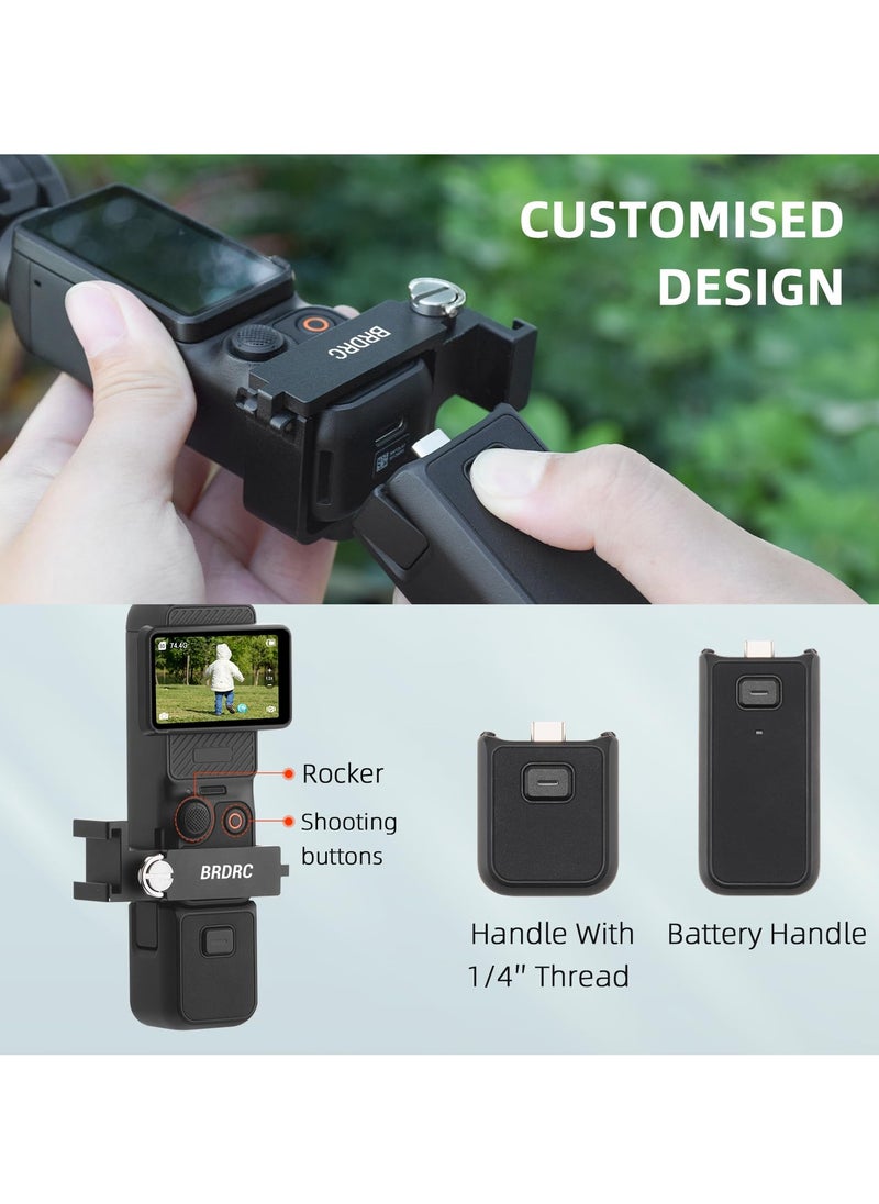 SYOSI - Camera Expansion Adapter Extension Frame Adapter for DJI Osmo Pocket 3 Aluminum Alloy Extension Bracket Camera Adapter Bracket Fixed Bezel Holder Bicycle Stand for DJI Pocket 3 Adapter Mount - Image 1