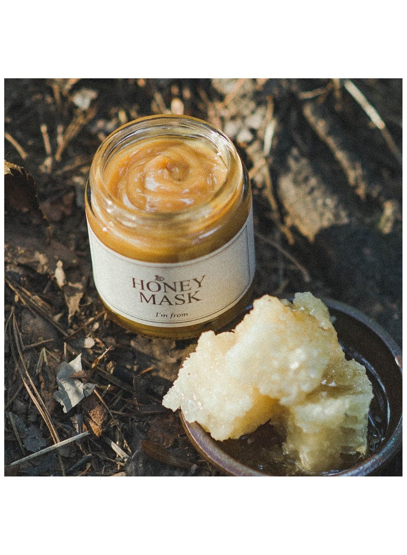 I'm from Honey Mask 120g | wash off type, real honey 38.7%, Mature skin, Deep moisturization, Nourishment,and Clear Complexion.