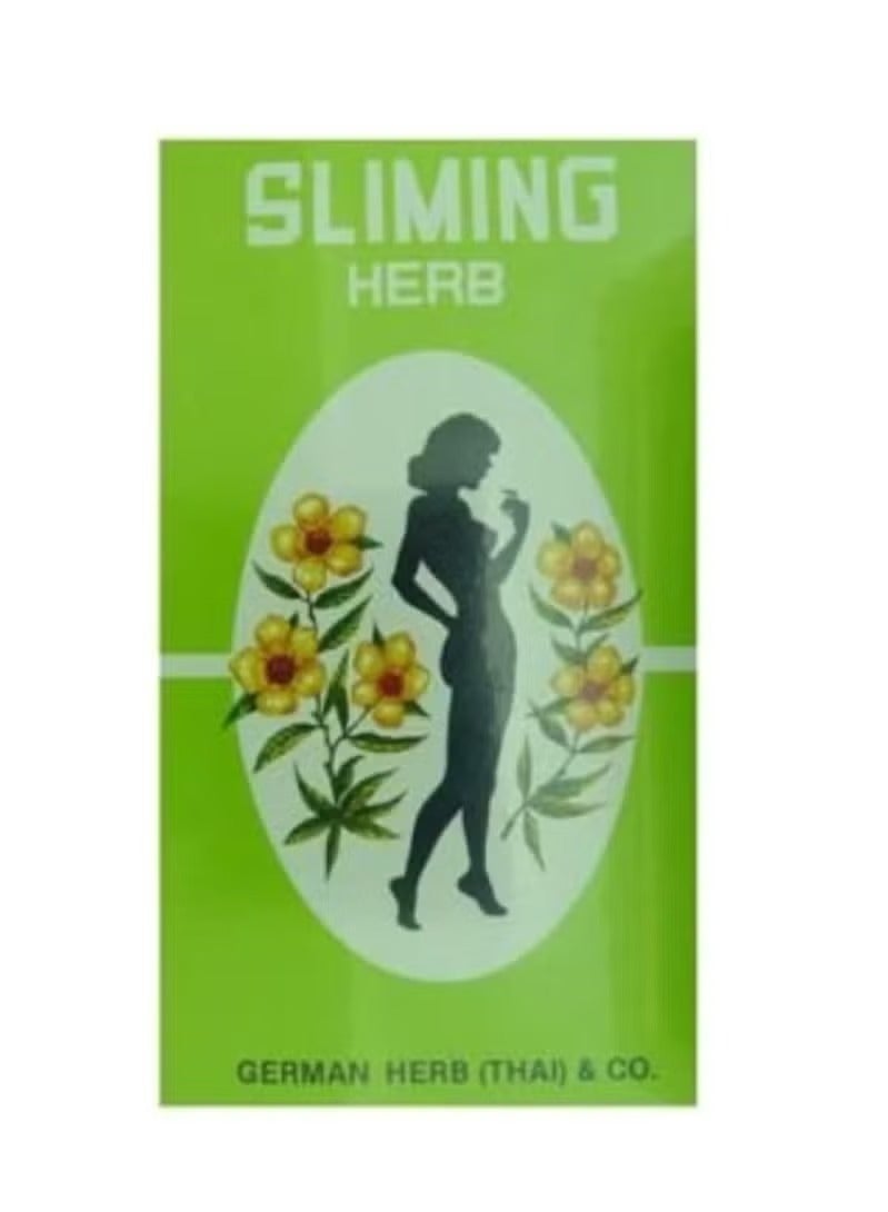 German Slimming Tea - Weight Loss Diet, Fat Burning, Slim Fit, Fast Detox, 50 Sachets Box
