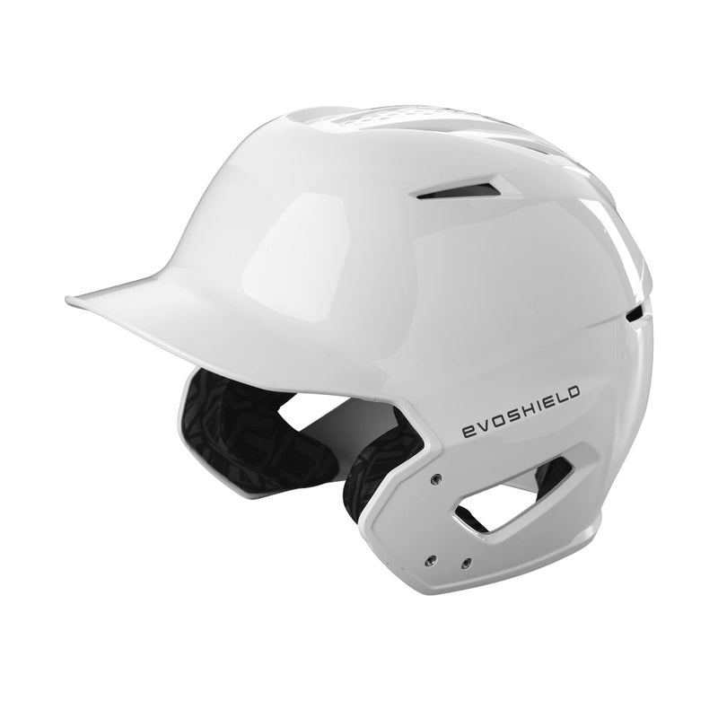 EvoShield XVT 20 Gloss Batting Helmet  Team White SmallMedium
