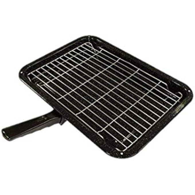 UTIZ Durable Universal Oven Cooker Grill Pan Rack  Detachable Handle 380 X 280Mm - Image 1