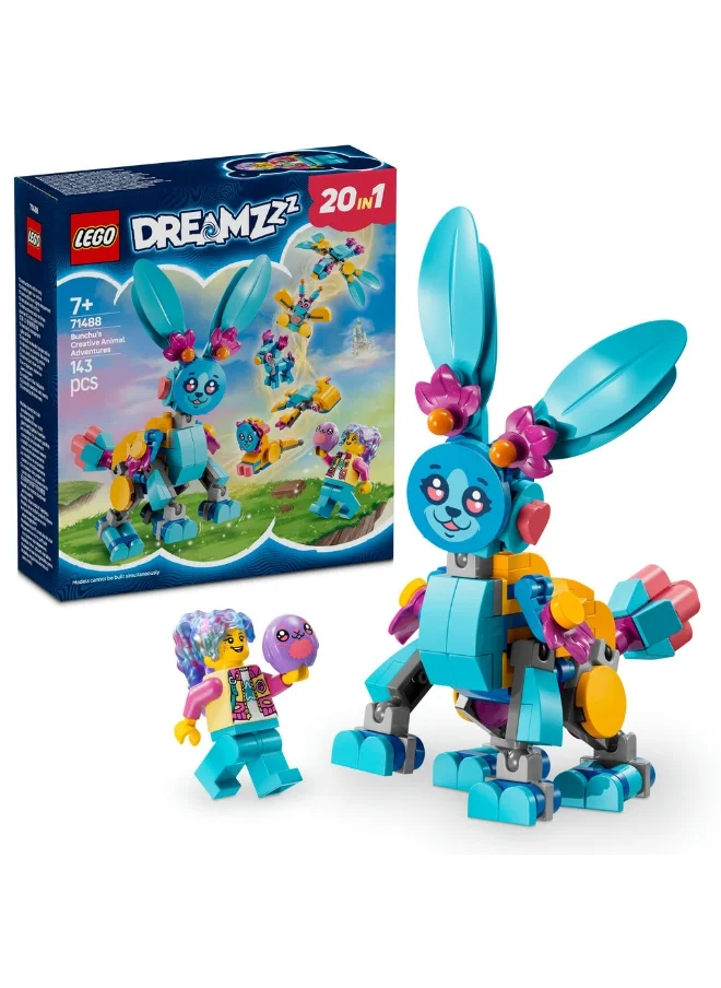 LEGO Dreamzzz Bunchu'S Creative Animal Adventures 71488 (143) Pieces