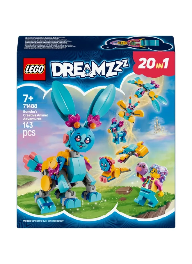 LEGO Dreamzzz Bunchu'S Creative Animal Adventures 71488 (143) Pieces