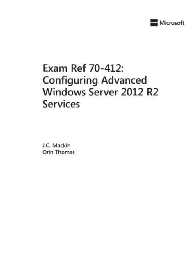 Configuring Advanced Windows Server 2012 R2 Services - Image 2