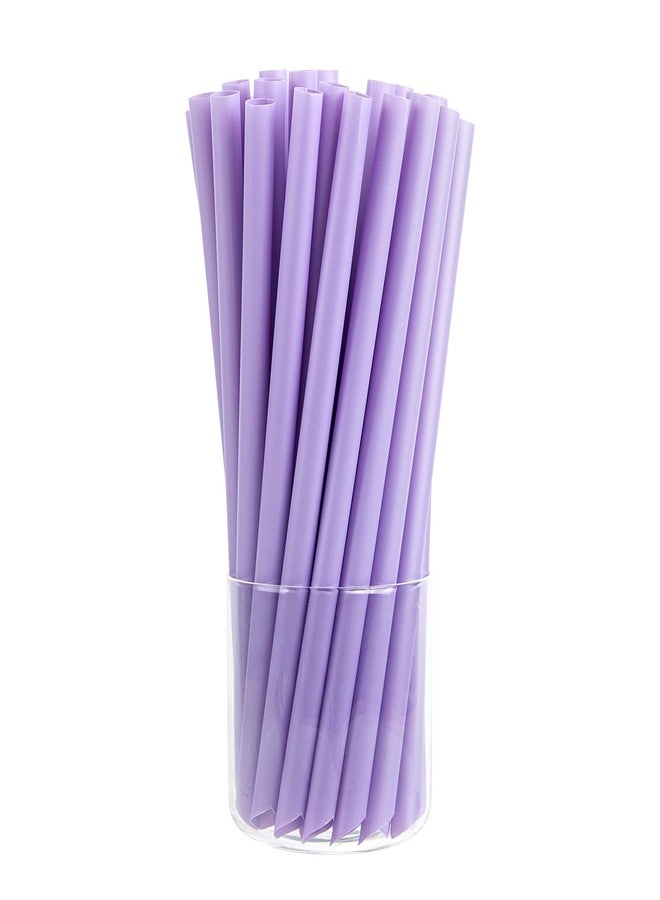 Restaurantware Straws 100 Count 9 Inch Jumbo Plastic Boba Smoothie Straws Wide Diameter Disposable for Bubble Tea Cold Food Friendly - Image 2