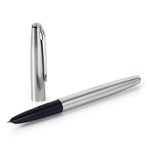 Gullor 5 PCS Stainless Steel EF Nib Classic Fountain Pens Set with Ink Converters - Image 4