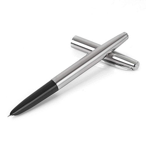 Gullor 5 PCS Stainless Steel EF Nib Classic Fountain Pens Set with Ink Converters - Image 3