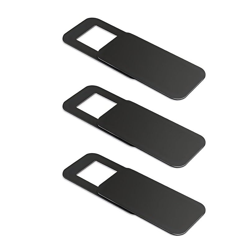 kaca Webcam Cover, Privacy Protector Webcam Cover Slide, Compatible with Laptop, Desktop, PC, Smartphone, Protect Your Privacy and Security, Strong Adhesive, (Rectangle) Set of 3 - Image 1
