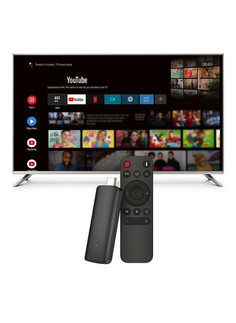 TV Stick with Android 10 System, Built-in Chromecast, 4K Resolution, 2 GB RAM and 8 GB ROM memory space