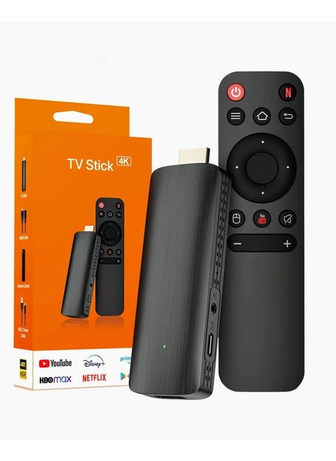 TV Stick with Android 10 System, Built-in Chromecast, 4K Resolution, 2 GB RAM and 8 GB ROM memory space