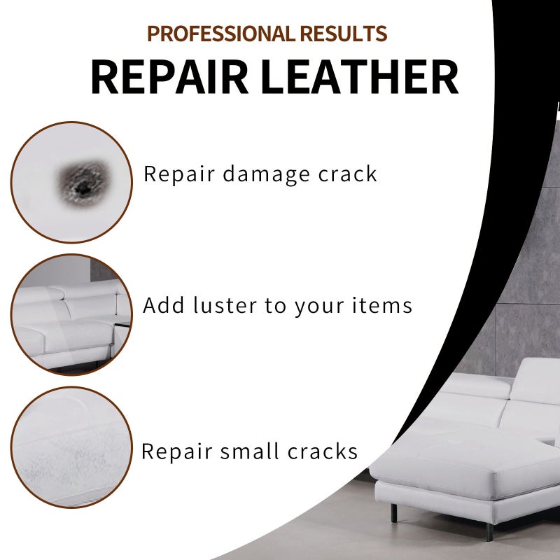 Rayhong Leather Color Restoration Cream Leather Scratch And Crack Repair Cream For Leather Car Seats And Sofa Care - Image 4