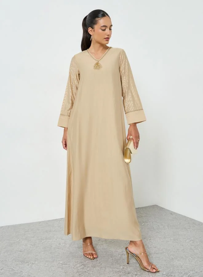 أميرة جلابية بطبعة فويل