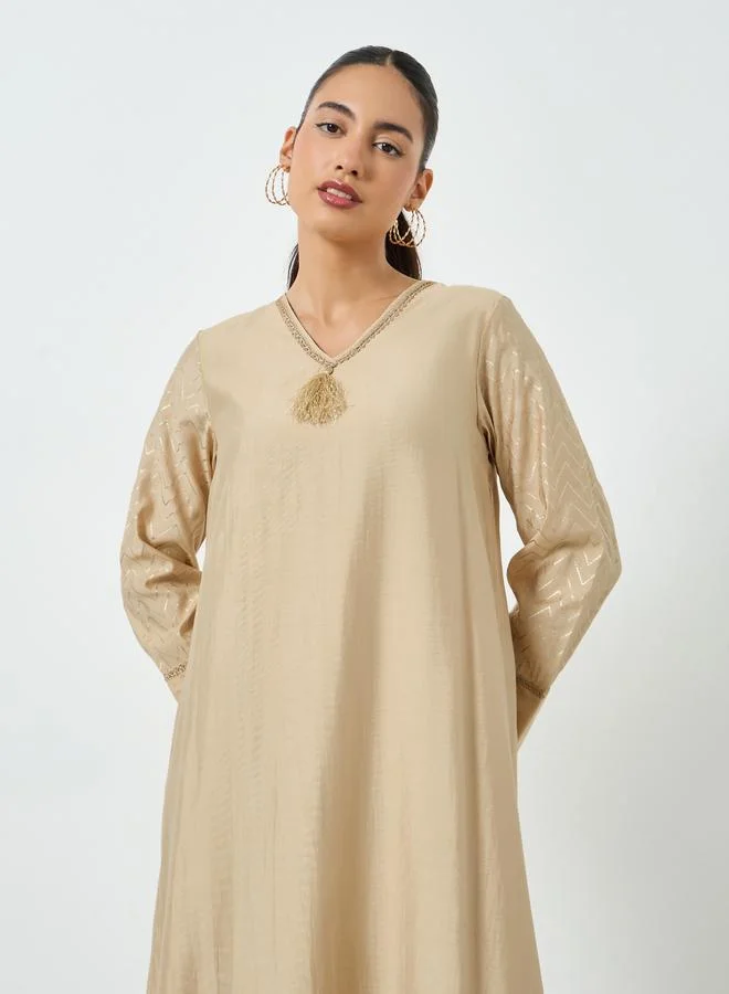 أميرة جلابية بطبعة فويل